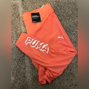 NWT Sunburst Orange Puma Leggings